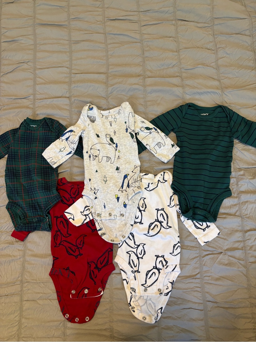 Baby One-Piece Bodysuit 5 Pk